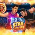 Basketball Star on Fire